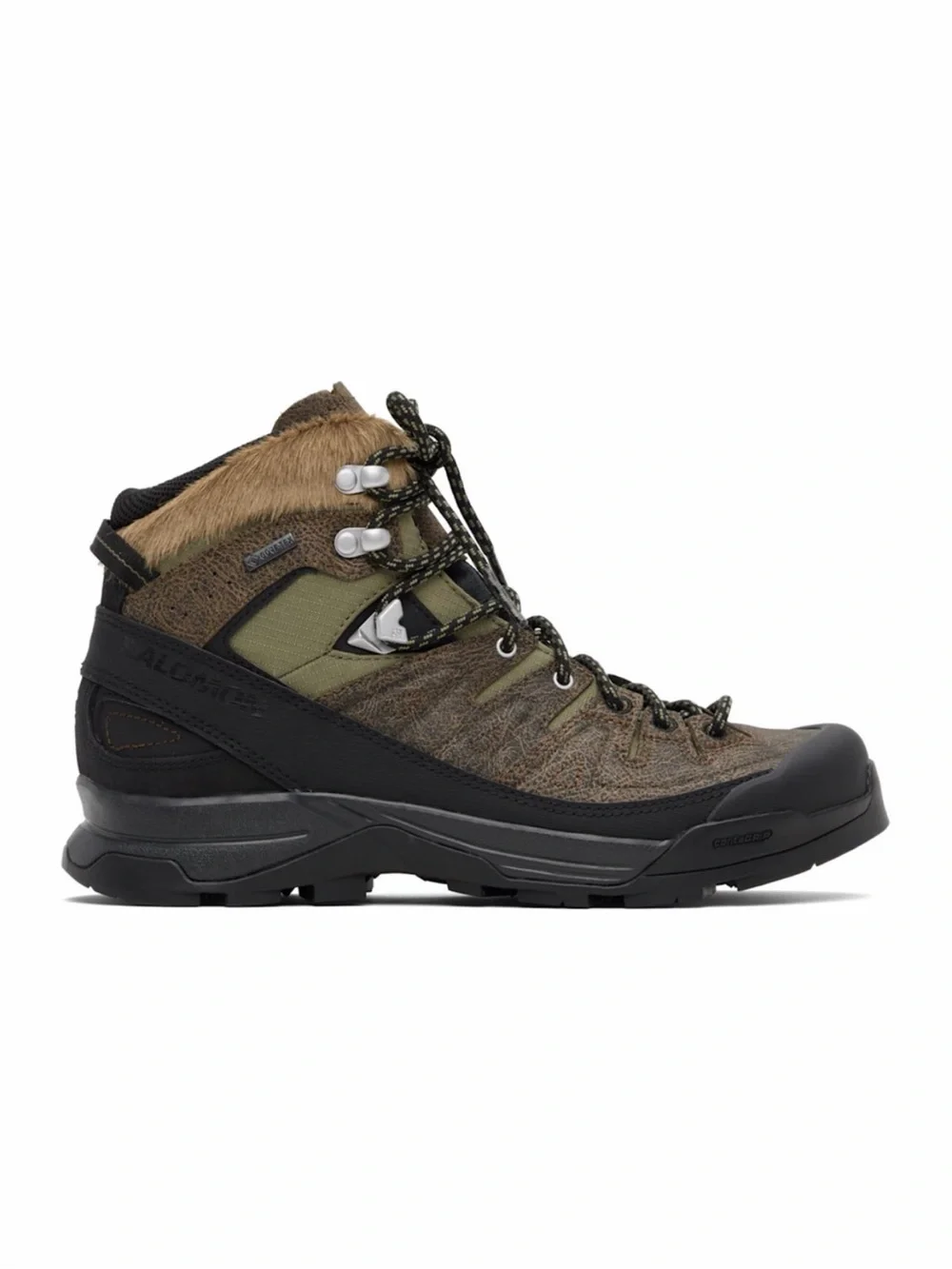 Salomon Men's X-Alp Mid GTX Distressed Leather Lace-Up Boots US11